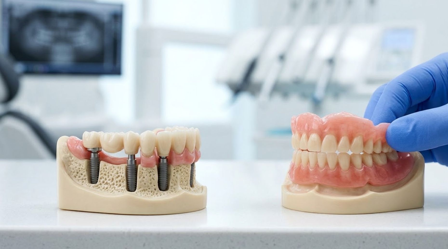 How Do All-on-4 Full Mouth Dental Implants Compare to Traditional Dentures
