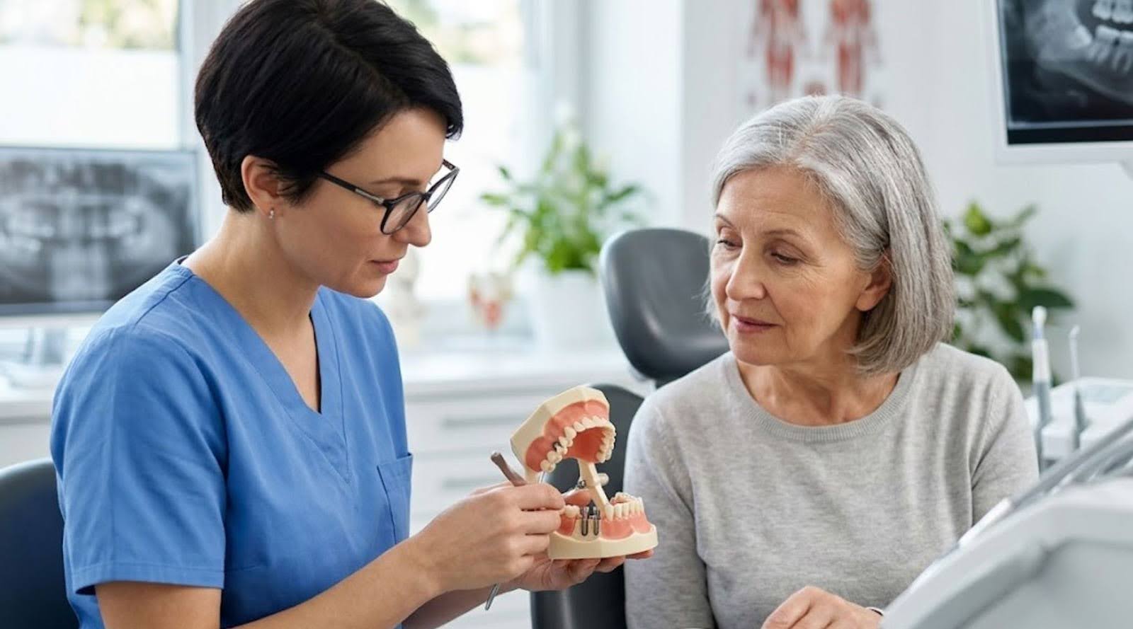 Loose Dentures to Implants | Severe Upper Jaw Bone Loss Solutions